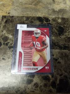 lot 1208 image: 2019 Panini Rookies and Stars Football Deebo Samuel San Francisco 49ers Rookie Card