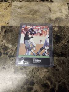 lot 1241 image: 1997 Upper Deck Walter Payton Chicago Bears Football Card
