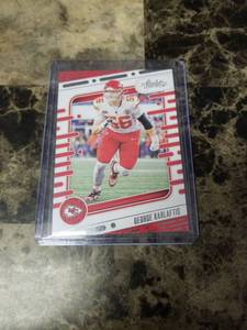 lot 1297 image: 2024 Panini Absolute Football George Karlaftis Kansas City Chiefs Card