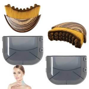 lot 36254 image: 2pcs Lymphatic Contour Face Brush,Lymphatic Brushes�� Upgrade Lymphatic Drainage Brush,face Sculpting Brush�� Dual-Action Face & Body Massager for Jawline Sculpting & Puffiness Reduction - Retail $9