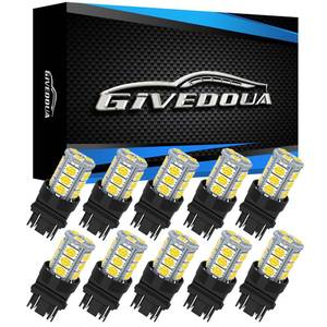 lot 36339 image: LED Car Bulb Super Bright 12V 3056 3156 3156A 3057 4057 3157 4157 T25 LED Car Bulbs for Brake Lights, Backup Reverse Lights, Pack of 9pcs White - Retail $14