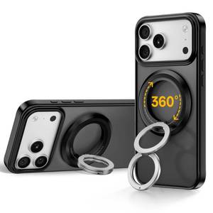 lot 36366 image: MagSafe Phone Grip, 360° Rotation Magnetic Cell Phone Grip Magnetic Ring Holder Kickstand Mag Safe Ring Stand Compatible with iPhone 17 16 15 14 13 12 Pro Max MagSafe Accessories Android - Retail $22