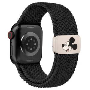 lot 36376 image: Braided Cartoon Metal Magnetic Clasp Band Compatible with Apple Watch Bands 40384142mm Women Men, Stretchy Elastic Nylon Woven Sport Strap for iWatch Series 11 10 9 8 7 6 5 4 SE 3 2 1 - Retail $15