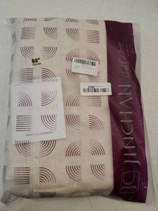 lot 36382 image: Extra Wide Sliding Door Curtain 84 Inch Length Natural Linen Curtains Semi Sheer Drapes for Patio Door Living Room Bedroom Home Office Light Filtering Beige Drapes 100 Inches Wide 1 Panel - Retail $40