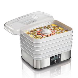 lot 36416 image: Hamilton Beach - Food Dehydrator - White - Retail $140