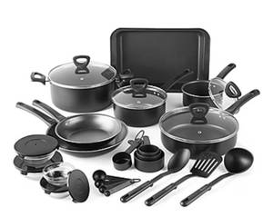 lot 36429 image: Cooks 30-pc Aluminum Non-Stick Cookware Set - Retail $180