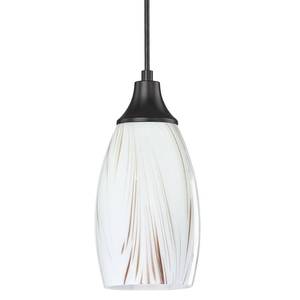 lot 1481 image: karyfine Mini Glass Pendant Light Kitchen Island Oval Ceiling Hanging lamp Shade with Black Matte finish1pack Milk Blown Glas Pendant Lighting Adjustable Cord for Hallway Dining Room Bathroom