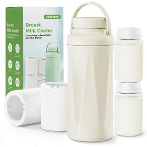 lot 1507 image: EASYVAVA 22oz Portable Breast Milk Cooler Bottle-Milk Cooler for Outdoor Travel, Keeps Fresh Cooling for 24 Hours,Breastfeeding Essentials with 2pcs Bottle for Breastmilk Storage