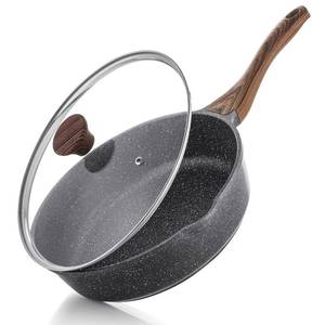 lot 1510 image: SENSARTE Nonstick Skillet, Deep Frying Pan 101112-inch, Saute Pan with Lid, Stay-cool Handle, Healthy Stone Cookware Cooking Pan, Induction Compatible (10-Inch3.5QT)