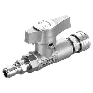 lot 2332 image: M MINGLE Ball Valve Pressure Washer, 38 Quick Connect Ball Valve for Power Washer Hose, 5000 PSI