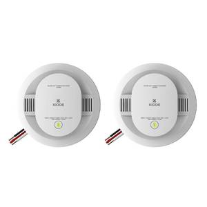 lot 2358 image: Kidde Hardwired Smoke & Carbon Monoxide Detector, AA Battery Backup, Voice Alerts, Interconnectable, LED Warning Light Indicators, 2 Pack