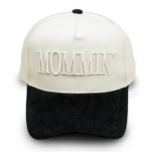 lot 2359 image: Mommin Trucker Hat for Women Embroidered Mom Baseball Cap Adjustable Canvas Vintage Hat for Casual Wear Gift for Moms�� Black