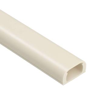 lot 4263 image: Wire Covers for 2 Cords, 68in Wire Hider on Wall Mounted, Beige Cord Cover Kit, Cable Cover Paintable, Cable Concealer for Extension Cord, Ethernet Cable, Speaker Wire Hider, 4X L17in W0.7in H0.4in