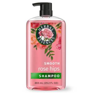lot 4299 image: Herbal Essences Shampoo, Rose Hips - Smooth Collection, Shiny Hair with Vitamin E & Jojoba, Safe for Color Treated Hair, Floral Scent, Cruelty-Free, Dermatologist-Tested, 29.2 Fl Oz