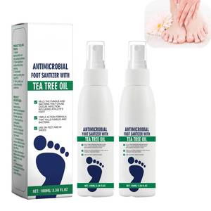 lot 4310 image: 2pcs Foot Spray with Tea Tree Oil,Tea Tree Oil Foot Spray,Clean Feet And Shoes, Keep Fresh, Fast Dry, Suitable For Travel.