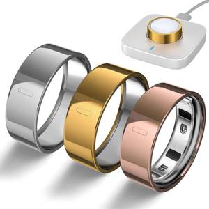 lot 4313 image: sylacor 3 Pack Ring Cover Compatible with Oura Ring Gen 4Gen 3 HorizonHeritage, Upgraded Anti-Scratch TPU Protector for Men Women, NOT for Oura Ring 4 Ceramic (GoldSilverRoseGold, Size 9)