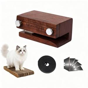 lot 4314 image: Cardboard Cutter for Cat Scratchers,Wooden cat Cardboard Cutter��Box Cutter for cat Scratcher,DIY Cat Scratchers Strip Tool