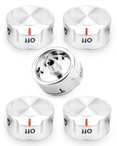 lot 4342 image: Urnqowuy 5 Pcs W11030413 Stove Control Knob Fit for Whirlpool KitchenAid Stove Some Models, Range Control Knob, Replacement W10643306 W10786063 W11027434 AP6038805 PS11770322