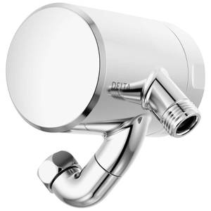lot 4354 image: Delta Faucet Clarifi Premium Shower Filter Attachment with Filter, Hard Water Shower Filter, Shower Head Filter, Chrome 5SF100