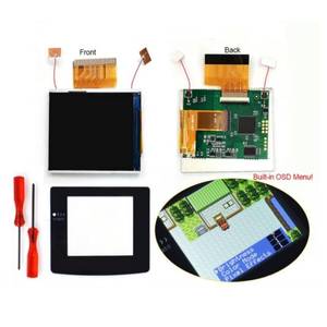 lot 6244 image: Drop in 2.45 Highlight KIT for GBC IPS LCD Mod Kits Replacement 2.45 Easy Installation OSD Screen For Gameboy Color,NO SOLDER Need,Fits Original Shell (With Black Screen Lens)