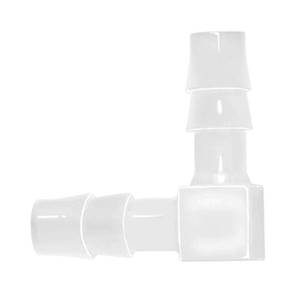 lot 6251 image: JoyTube Plastic 14�� Hose ID 90 Degree Elbow Barb Fitting, 6 Pcs Equal Barbed Joint Splicer Mender Adapter Union Adapter for Boat Aquarium