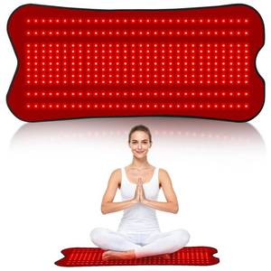 lot 6258 image: fyovuv Red Light Therapy for Body, 31.5� 14.2 Eligible Red Light Therapy Pad, Dual Chip Grade 330 LEDs 660nm & 850nm Light Therapy Mat with Timer Remote Control
