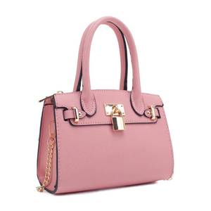 lot 6279 image: EVVE Womens Evening Bag Party Clutches Mini Satchel Purses Cocktail Prom Handbags with Chain and Lock  PINK