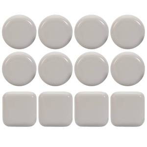 lot 6284 image: 12PCS Stick Furniture Sliders �� 1 Inch Sliders for Furniture On Carpet, Furniture Sliders for Hardwood Floors, Carpet & Tile, Beige Moving Sliders, Furniture Movers(8 Round  4 Square) incomplete