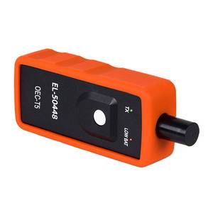lot 6327 image: SWQS EL-50448 TPMS Relearn Tool, Tire Pressure Monitor Sensor Activation Reset Tool OEC-T5 for Most Series Vehicles OEC-T5 TPMS System Programming Training Activation Tools (Orange)