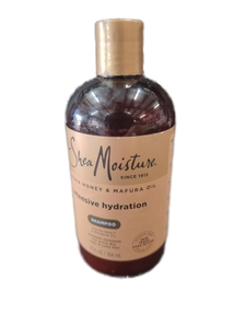 lot 6332 image: SheaMoisture Manuka Honey & Mafura Oil Intensive Hydration Shampoo opened