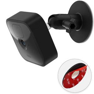 lot 8083 image: HOLACA Screwless Wall Mount Brackrt for Blink Outdoor Blink outdoor 4 Camera Blink XT2 Blink Indoor, Easy to Install, No Tools Needed, No Messy, No Drilling, Strong 3M Adhesive Mount kit(Black-1 Pack)