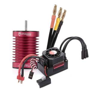 lot 8125 image: GoolRC Surpass Hobby Waterproof F540 4370KV RC Car Brushless Motor with Brushless 45A ESC for 110 Scale RC Car Truck Indispensable Accessory for Modification Enthusiasts