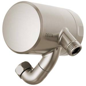 lot 8126 image: Delta Faucet Clarifi Premium Shower Filter Attachment with Filter, Hard Water Shower Filter, Shower Head Filter, Stainless 5SF100-SS