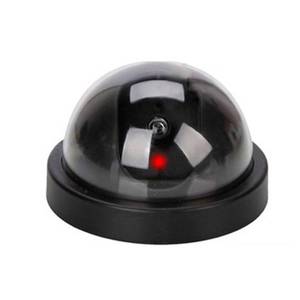 lot 8127 image: Etopars Black Dome Fake Dummy Security CCTV Camera Waterproof IR LED Flashing Red Light Outdoor Indoor Surveillance
