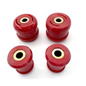lot 10323 image: Front Lower Control Arm Bushing KIT Fits For 01-05 Civic  02-06 RSX Polyurethane JDM Red 8-215