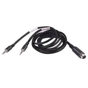 lot 12005 image: HQPARRTS 6 Mini DIN Male Plug to 18 (3.5mm) Male x2 for Digital Modes FT - FT8FT4JT65PSK Audio Interface,6-Pin Mini DIN Cable DC-11F for YAESU FT-897, FT-857, FT-891