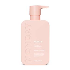 lot 12011 image: MONDAY HAIRCARE REPAIR Conditioner with Keratin, Coconut Oil, Shea Butter, Argan Oil & Cocoa Butter For Dry to Damaged & Depleted Hair 354mL