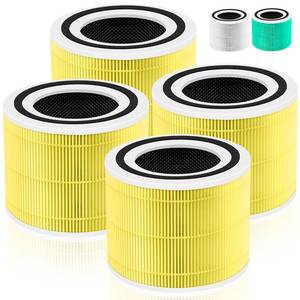 lot 13436 image: Pulluty Replacement Filter,4 Pack,Yellow