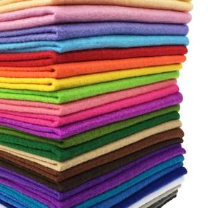 lot 14084 image: flic-flac 28pcs 12 x 8 inches (30cmx20cm) 1.4mm Thick Soft Felt Fabric Sheet Assorted Color Felt Pack DIY Craft Sewing Squares Nonwoven Patchwork