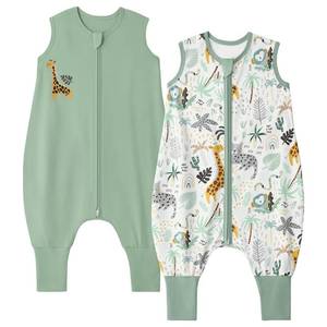 lot 14107 image: Yoofoss Toddler Large Sleep Sack With Feet 3-4T 100% Organic Cotton Baby Sleep Sack with Legs Toddler Wearable Blanket with 2-Way Zipper