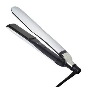 lot 14162 image: ghd Platinum Styler �� 1 Flat Iron Hair Straightener, Professional Ceramic Hair Styling Tool for Stronger Hair, More Shine, & More Color Protection - White