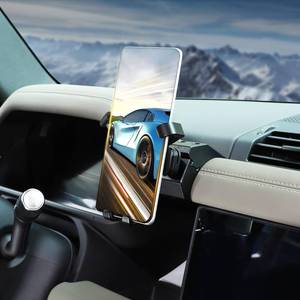 lot 14168 image: HIRUFAIT Phone Holder Compatible with Land Rover Defender 90 110 130 2020-2025, 360° Adjustable Dash Phone Mount Holder for All Smartphones (A Style)