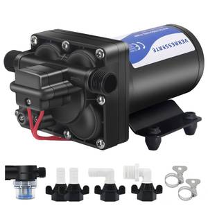 lot 15574 image: 12V DC RV Water Pump Water Pressure Booster Pump for Home 5.0GPM 70PSI Marine Boats Washdown Pump Self-Priming Diaphragm Pump for Yacht Garden Camp Bathroom Kitchen