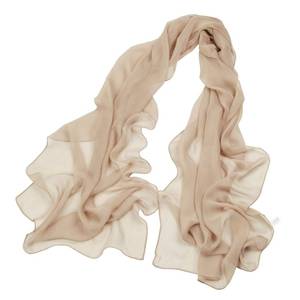 lot 16035 image: PANTONIGHT Long Chiffon Sheer Scarf For womens (057 khaki)