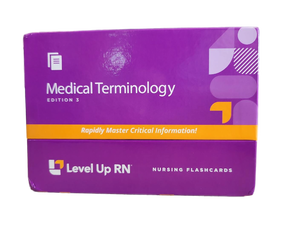 lot 16070 image: Level Up RN Medical Terminology Edition 3 Nursing Flashcards Set
