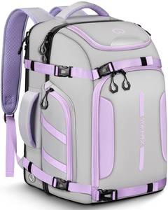 lot 17553 image: YOREPEK 65L Ski Boot Bag, Waterproof Ski Snowboard Backpack for 1 Set of Ski Gear with Clamshell Opening, Separate Compartments for Boots, Helmet, Goggles, Jacket, Mini Pocket for AirTag