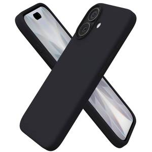 lot 18378 image: ORNARTO Compatible with iPhone 17 Case 6.3, Slim Liquid Silicone 3 Layers Full Covered Soft Gel Rubber Phone Case Protective Cover 6.3 Inch, Black
