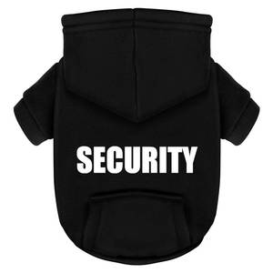 lot 18387 image: Paiaite Black Chihuahua Dog Hoodie Warm and Stylish with a Security Printed Sweatshirt, Cold Weather Pet Clothes, and Sweater Coat All in One - Perfect for Winter and Cool Summer Nights M