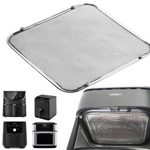lot 18400 image: Kispog Splatter Guard for Air Fryer Stainless Steel Magnetic - Stops Heating Coil Burning & Corrosion & Odors - Fits InstantCosori 5.8-12QT