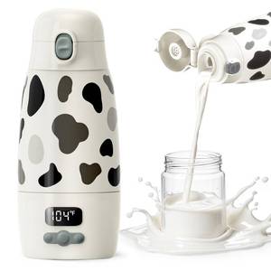 lot 18436 image: Portable Baby Bottle Warmer for Travel - Ultra-Fast Heating & Charging, 17.5oz Large Capacity, Extended Battery Life On-The-Go for Baby Essentials